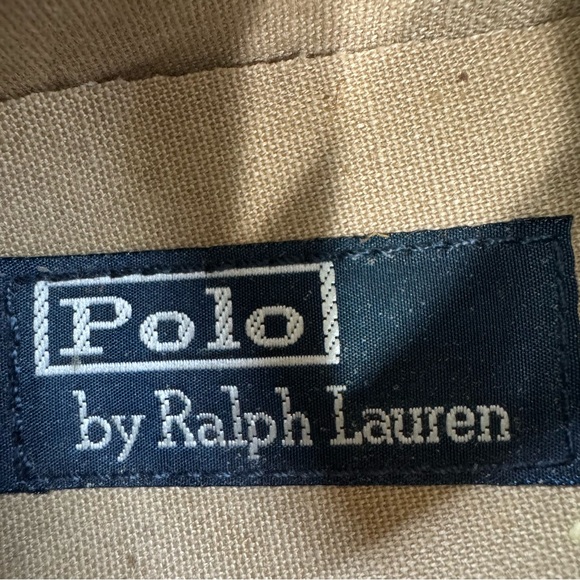 Polo Ralph Lauren Faxon Low Sneakers Men’s 10.5D Tan Denim Canvas Casual Shoes main image 10
